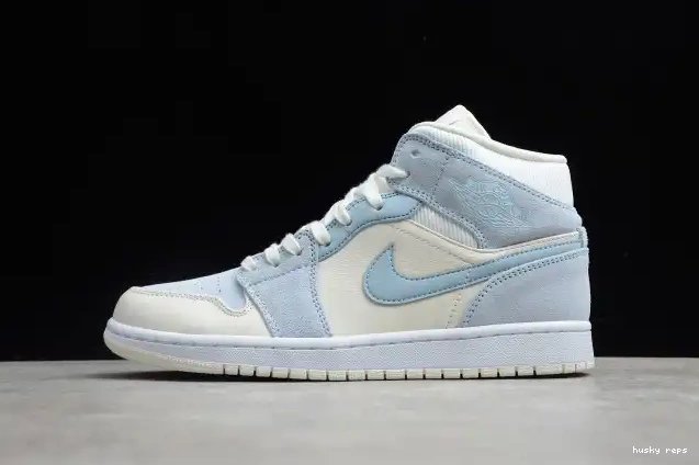 Rep Husky Blue DA4666-100 Mixed 1 Air Mid Textures Jordan 0528